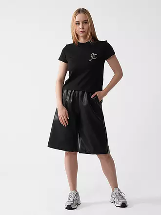 KARO KAUER | Shorts in Lederoptik | 